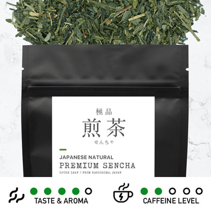 Premium Sencha Loose Leave Artisan Tea 極品煎茶 せんちゃ